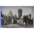 vintage postcard Lincoln Cathedral, North East