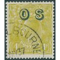 Australia 1932 4d yellow-olive Official SGO126 ...