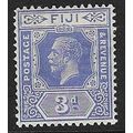 FIJI 1922-9 GV 3d WMK SCRIPT CA MINT HINGED SG234