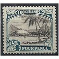 Niue 1932 SG59 4d Black & Greenish-Blue No Wate...