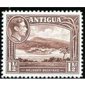 Antigua KGVI 1938 1½d Chocolate Brown Dockyard ...