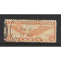 USA 1930 AIR 6c ORANGE AIR MAIL PILOTS BADGE SG...
