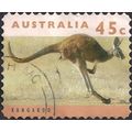 AUSTRALIA, MAMMALS, Kangeroo, brown 1992, 45c, #2