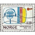 NORWAY, Radio - Childrens art, blue red yellow 1975, 1.25Kr, #2