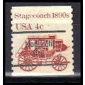 Used 1898Ab 4c Stagecoach Fine PreCnx Gap Singl...