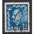 NORWAY 1950 55 ORE BLUE KING HAAFON VII SG 426 ...