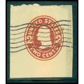 Used U412 2c George Washington Fine Cut Square ...