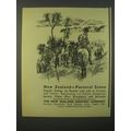 1964 The New Zealand Shipping Company Ad - New Zealand - Pastoral Scene