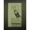 1945 Schweppes Beverages Ad - Maybe not tomorrow but soon