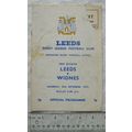 1973 programme Leeds v. Widnes