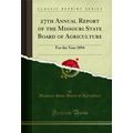 27th Annual Report of the Missouri State Board ...