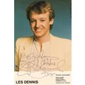 Les Dennis Management Agency Vintage Hand Signe...