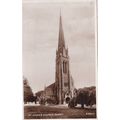 ED 347 RUGBY - ST MARIE'S CHURCH. RP POSTCARD