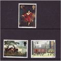 GREAT BRITAIN 1967 BRITISH PAINTINGS SG748 / 75...