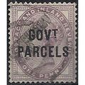 1897 069 1d Lilac Govt Parcels Official Good/Fi...