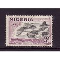 NIGERIA 1953 SG 73 3d JEBBA BRIDGE BLACK AND PU...