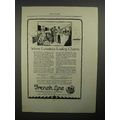 1923 French Line Ad - Where Luxurious Loafing C...
