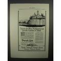 1923 French Line Ad - Lies the Garden Of Allah