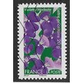 FRA 2012 (60c)(S/A) 'FLOWERS - VIOLETS ' FINE U...