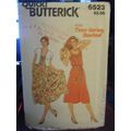 Vintage Butterick 6523 Misses Vest & Dress Patt...