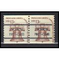 1618av 13c Liberty Bell Just Clears MNH Dry Gum...