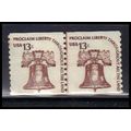 1618 13c Liberty Bell Barely Clears MNH CLP KA9241