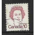 CANADA 1972 SG701 10c BROWN LAKE FINE USED