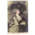 DUCHESS OF DEVONSHIRE by Gainsborough unused vi...