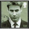 2003 21st Birthday of Prince William 68p Sage G...