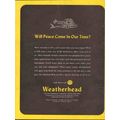 WEATHERHEAD COMPANY 1943 Will peace come in our...