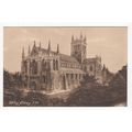 South West View of Selby Abbey Postcard North Y...