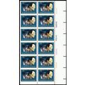 1485a, MNH 8¢ Imperforate Between Error PL# Blo...