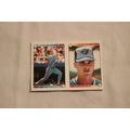 Chris James/Jimmy Key 1989 Topps Stickers NO.11...