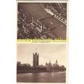 HOUSES OF PARLIAMENT FROM AIR & EARTH, LONDON, ...