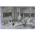 vintage postcard Throne & State Chairs, Westmin...