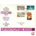 KUT FDC 1968 - SG 252-255 - X1X Olympic Games -...