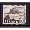ICELAND 1950 5 AUR BROWN VESTMANNAEYJAR HARBOUR...