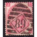 1867 Sg103 3d ROSE plate 10 GOOD used (L J) U111