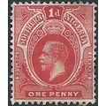 Southern Nigeria 1912 SG46 1d Red Mounted Mint ...