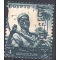 Egypt 1954 - SG498 - 4m green - Agriculture - used