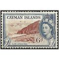 Cayman Islands 1954 SG156 6d Lake Brown & Deep ...