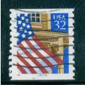 Used 2913 32c U.S. Flag Over Porch Fine CNS 333...