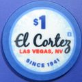 El Cortez. $1 Casino Chip. Las Vegas, NV. Z23.