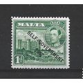 Malta.SG236 1d Verdala Palace (Green).Mounted M...