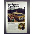 1970 Ford Club Wagon Van Ad - New Is Here!