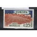 MONACO 1962 EUROPA 25c VALUE MNH