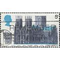 GB, York Minster, blue 1969, 5d, #3