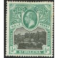 St Helena 1912 ½d Black and Green SG72 AvM