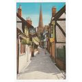 Church Lane Ledbury Postcard Herefordshire 11531