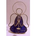 Stained Glass Angel Tea Light Holder NEW